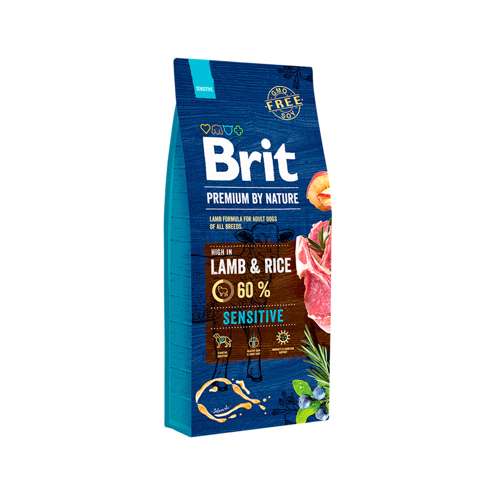Croquettes – Brit By Nature – Chien Adulte Sensitive Lamb – Adult Sensitive