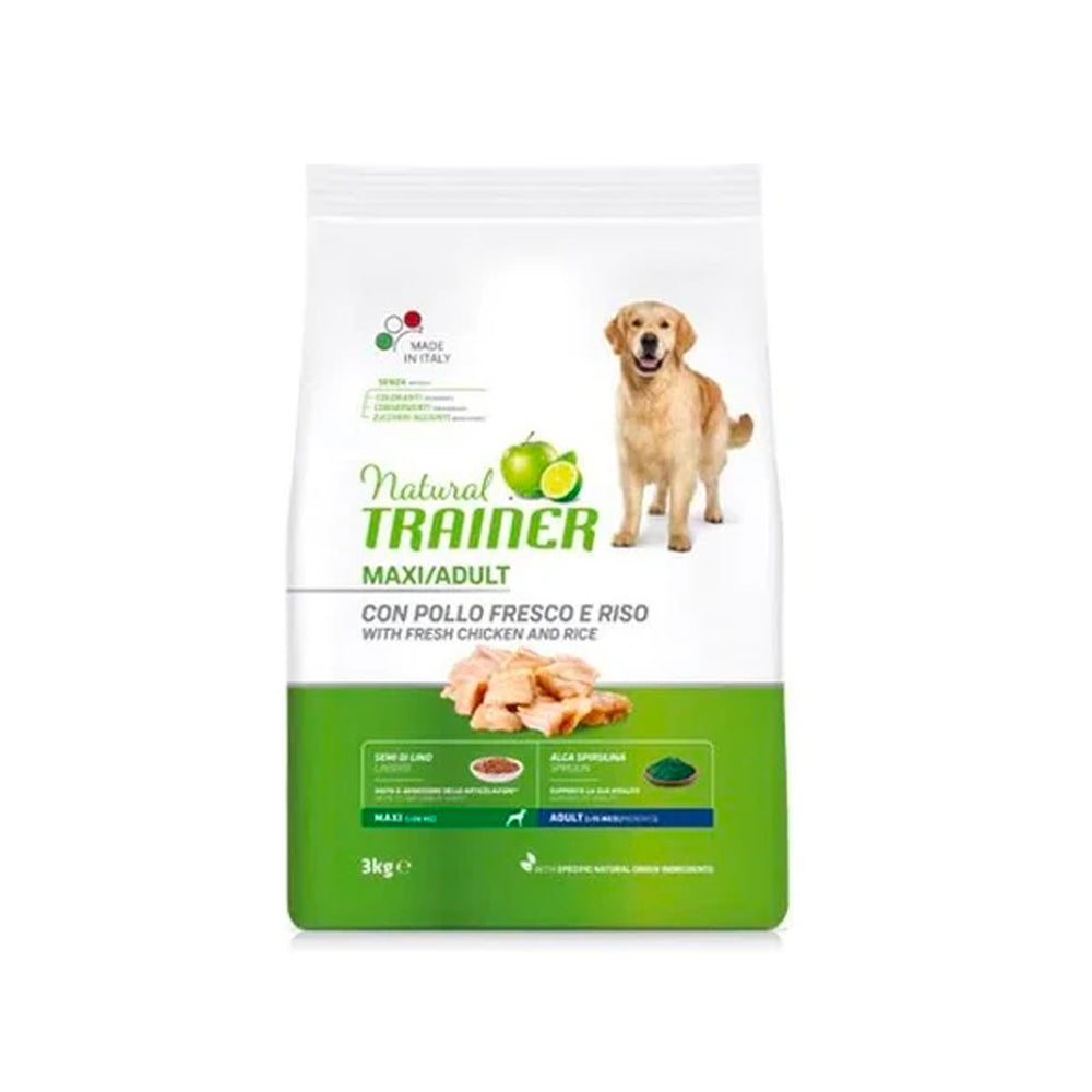 Croquettes – Natural Trainer – Chien Adulte Large Poulet – Adult Large