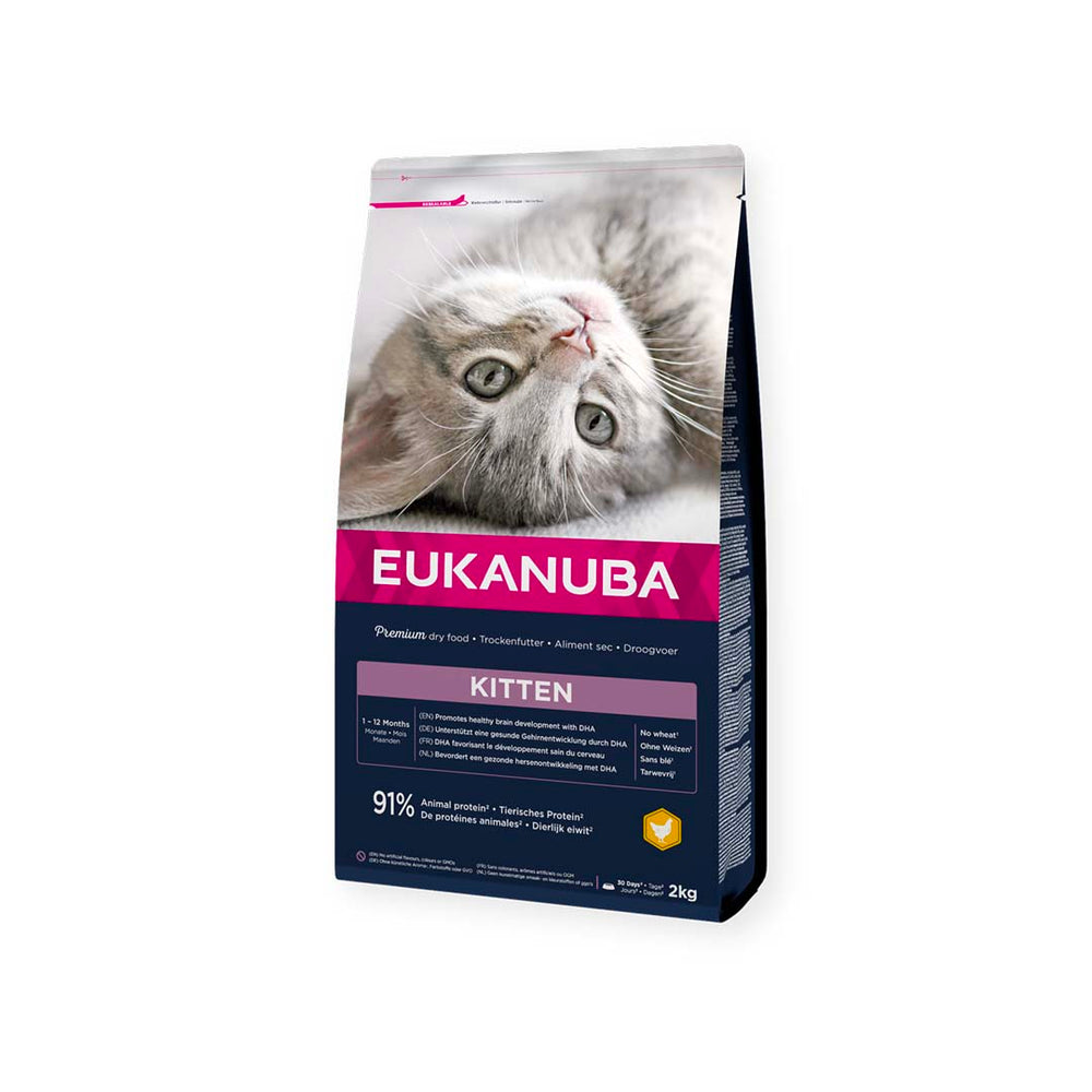 Croquettes - EUKANUBA - Chaton Poulet & Dinde