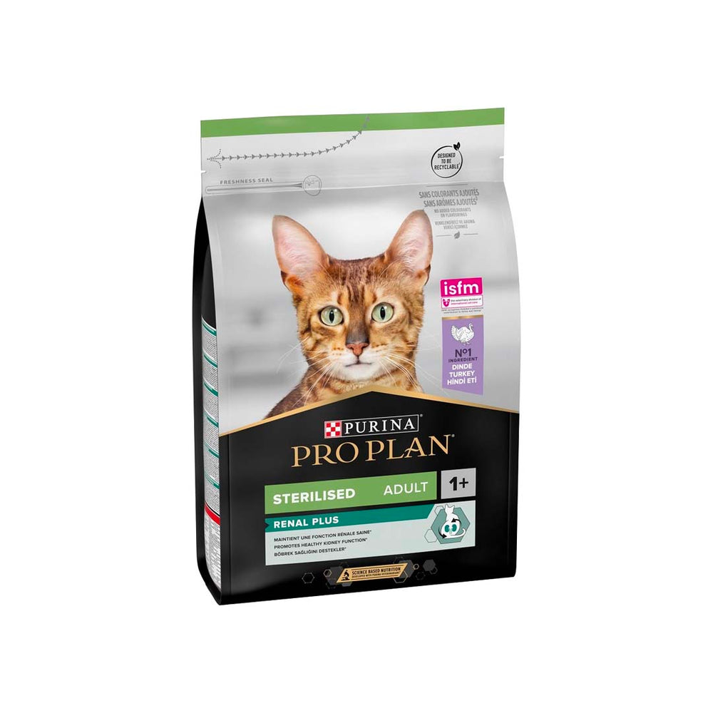 Croquettes - PRO PLAN - Chat Adulte Stérilisé Renal Plus Dinde