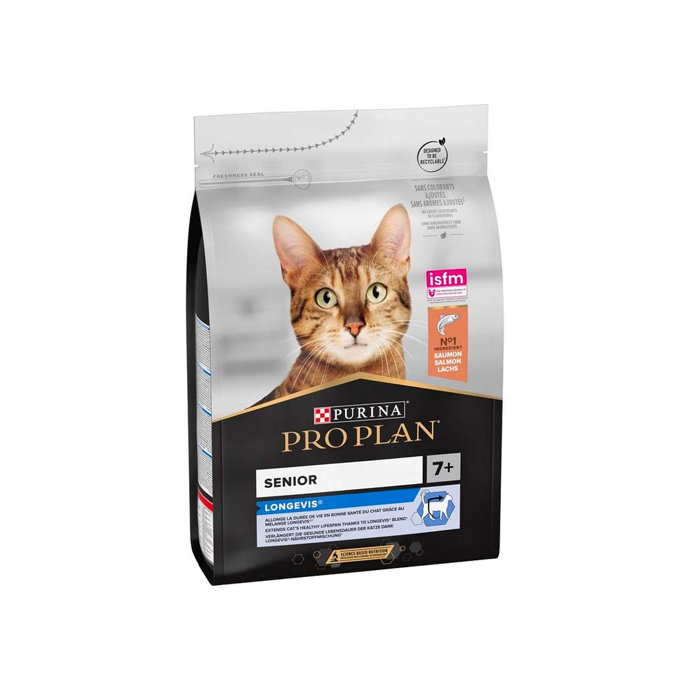 Croquettes - PRO PLAN - Chat Adulte Senior Longevis Saumon