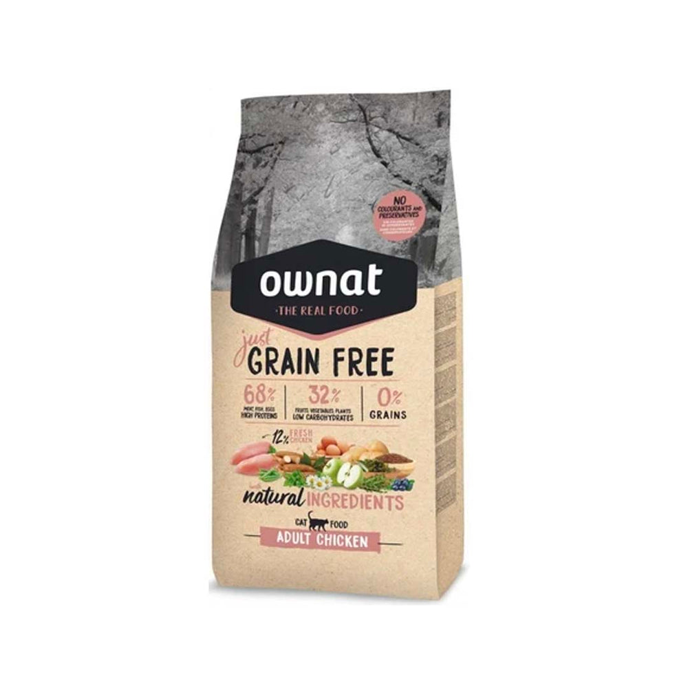 Croquettes OWNAT - Grain Free - Chat Adulte Poulet