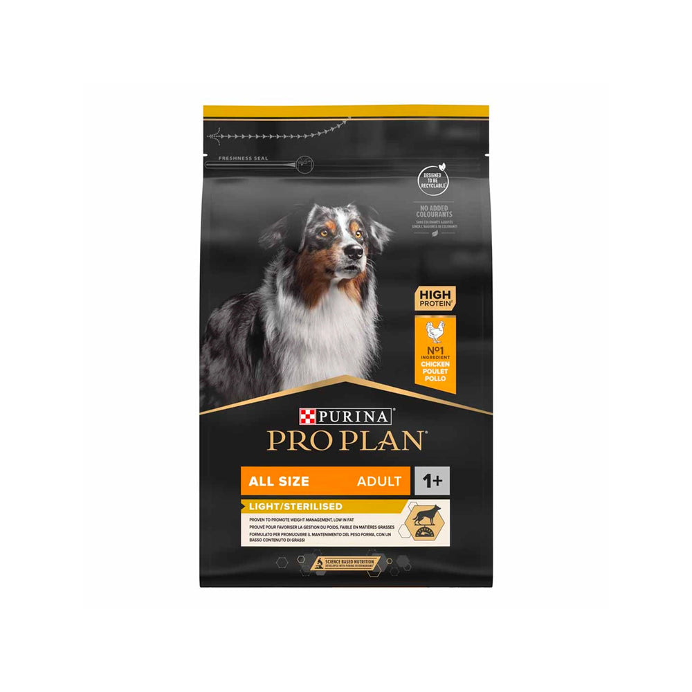 Croquettes - PRO PLAN - Chien Adulte All Size Light/Sterelized