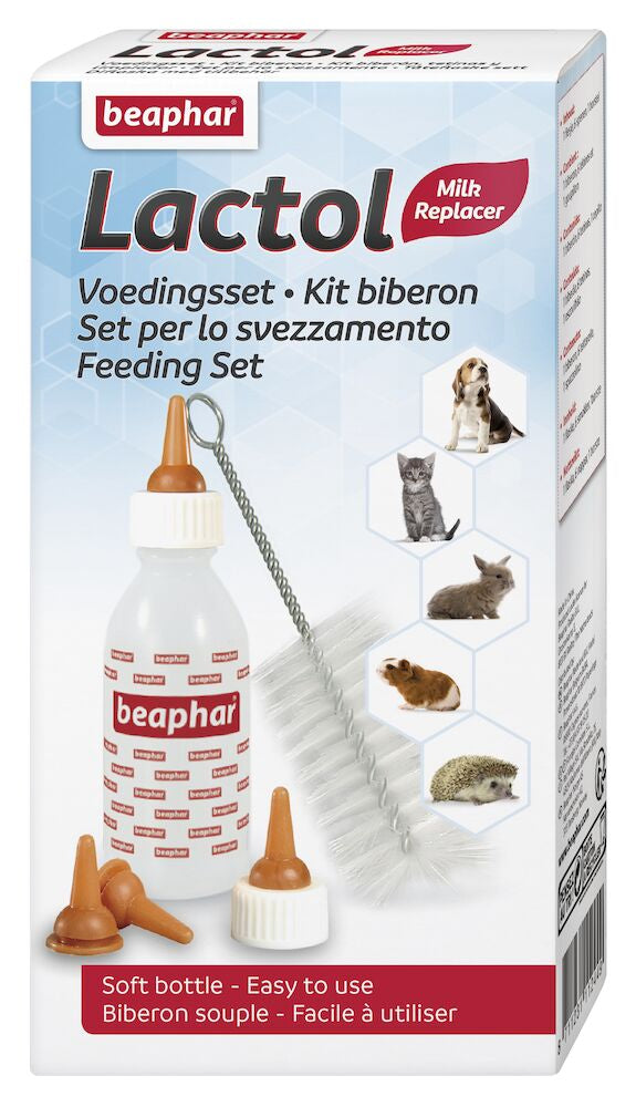 Kit biberon tétines nouveau-né chien et chat Beaphar