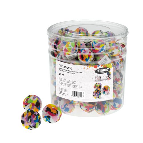 balles rebondissantes multicolores chat Imac