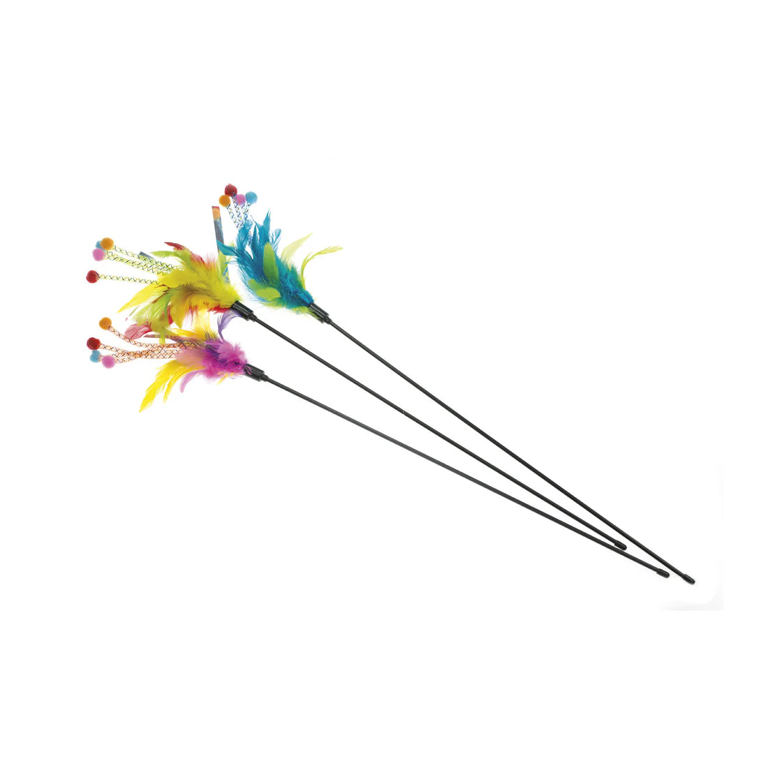 Canne à pêche classique à plumes chat Imac