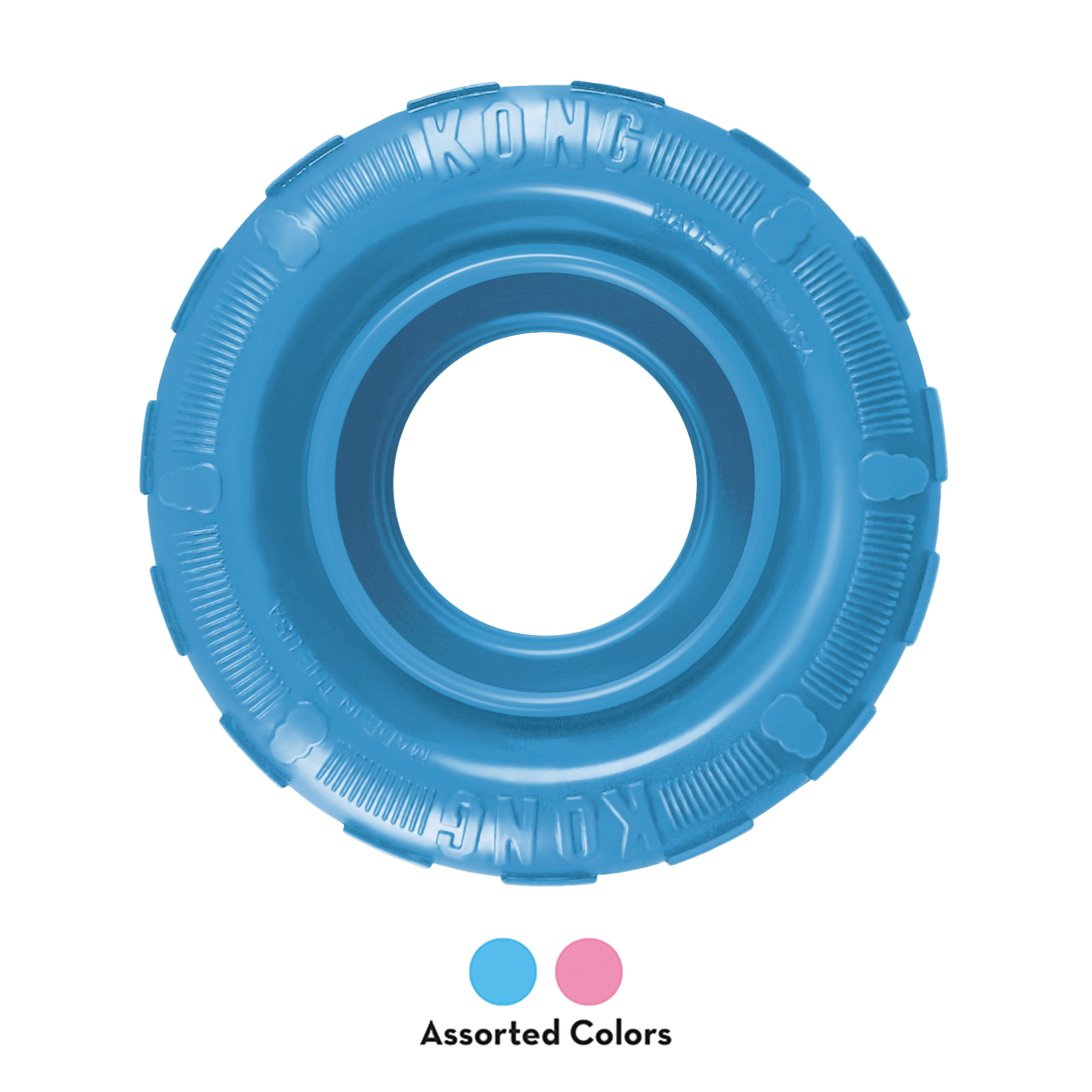 Jouet chiot pneu à mâcher caoutchouc Kong Puppy Tires S