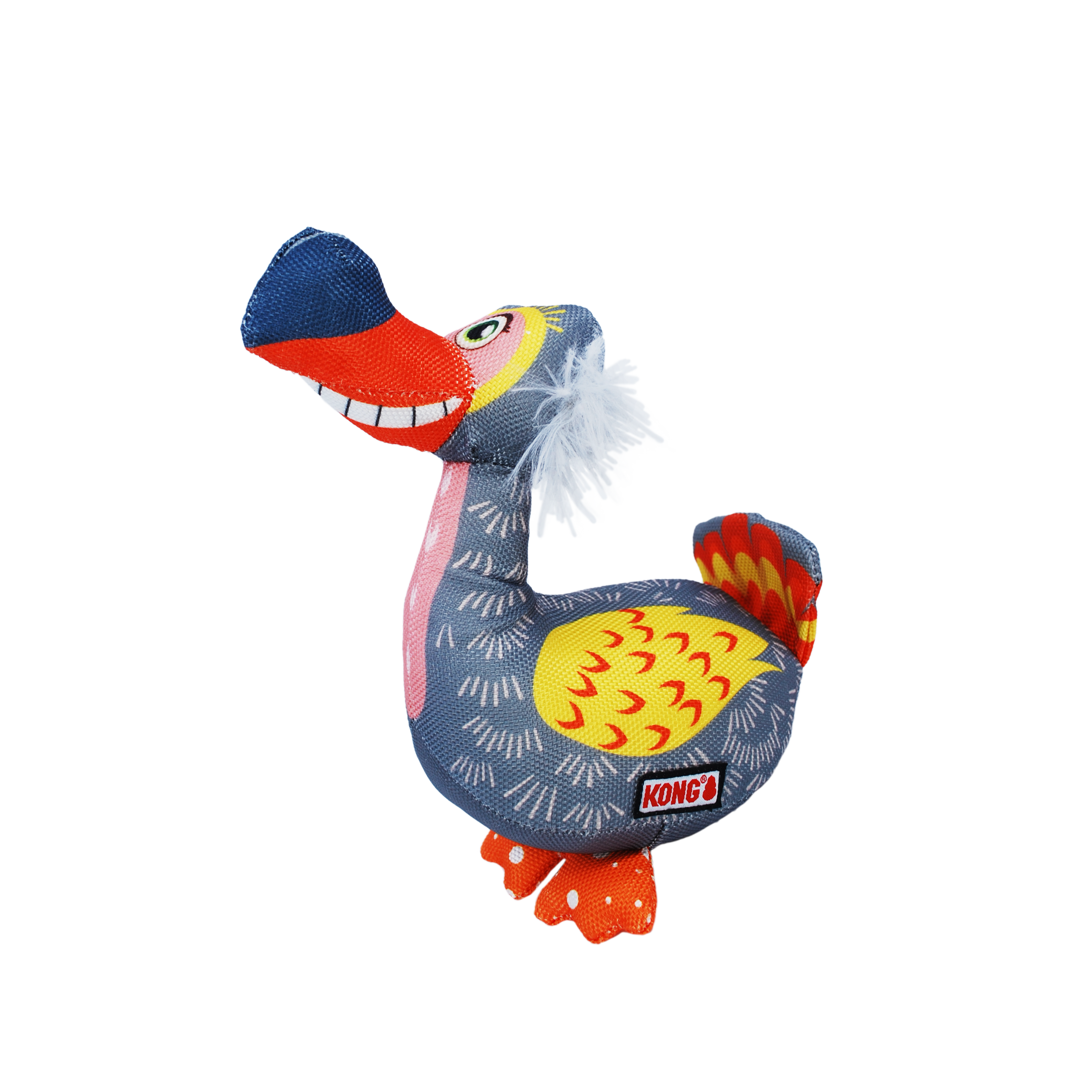 Peluche chien oiseau dodo tissu résistant Kong Ballistic Vibez M/L