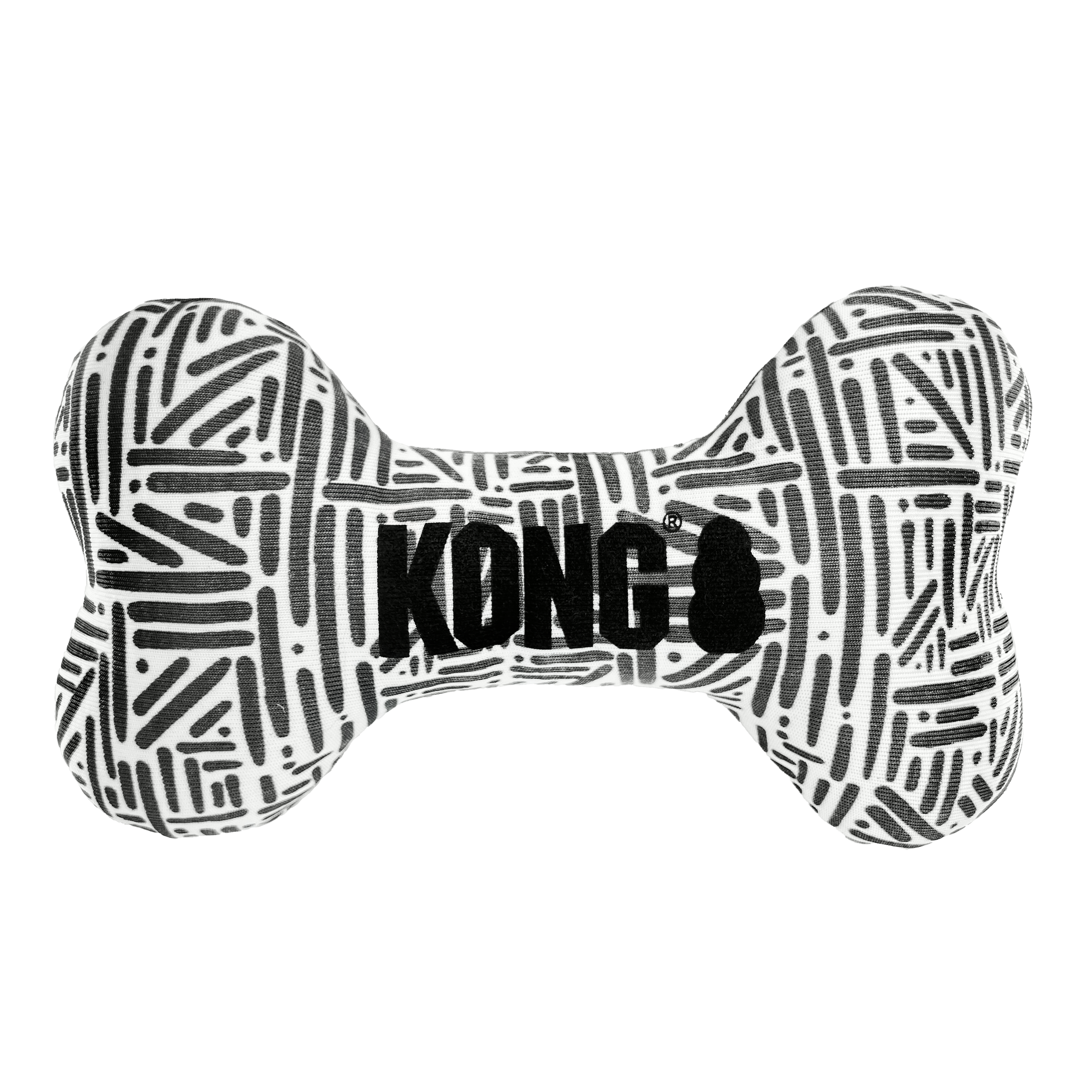 Jouet chien os peluche résistant couineur Kong Maxx Bone S/M / M/L
