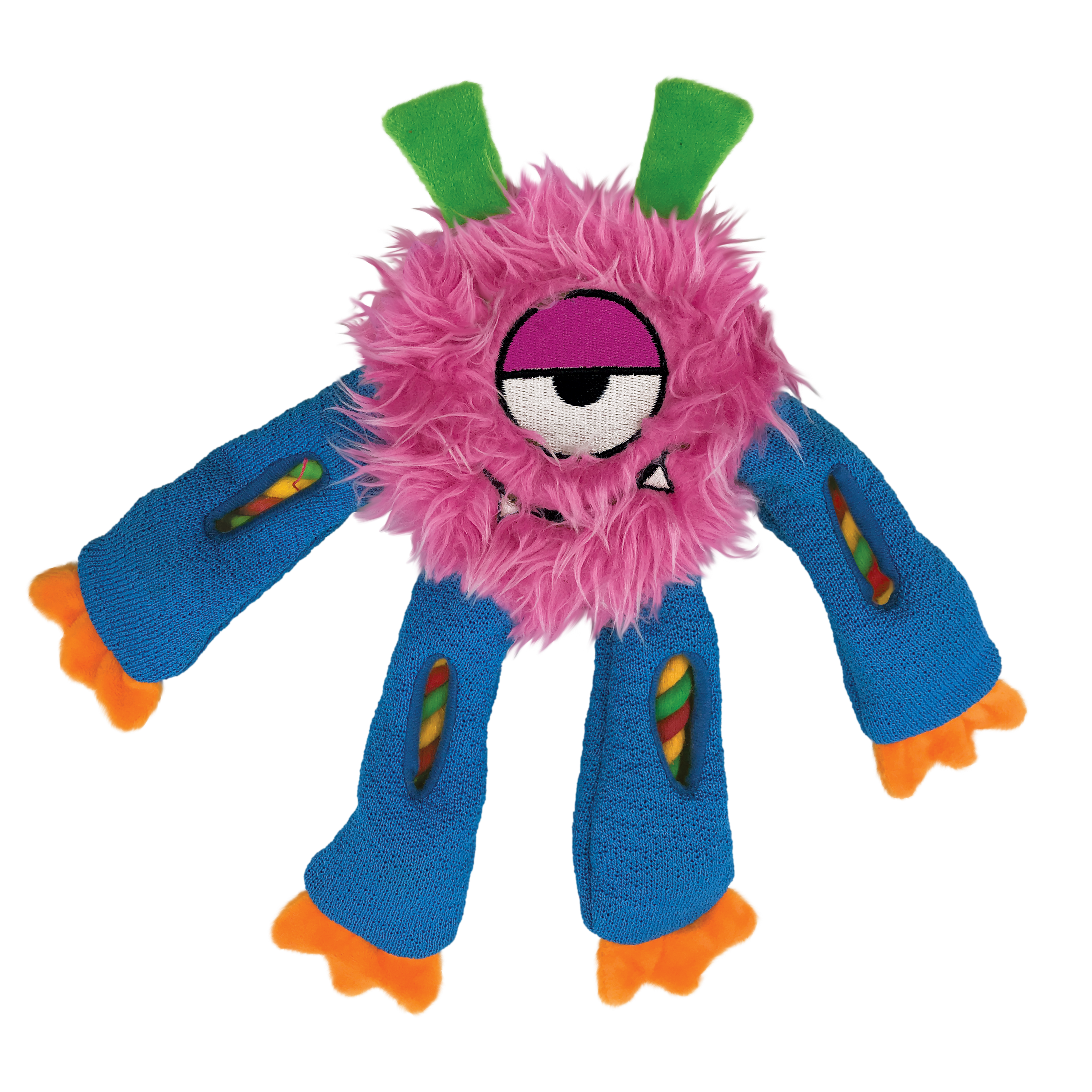 Peluche chien corde nouée couineur Kong Sneakerz Knots M