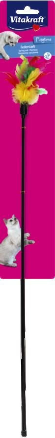 Plumeau canne à pêche Playtime Feather Stick chat Vitakraft