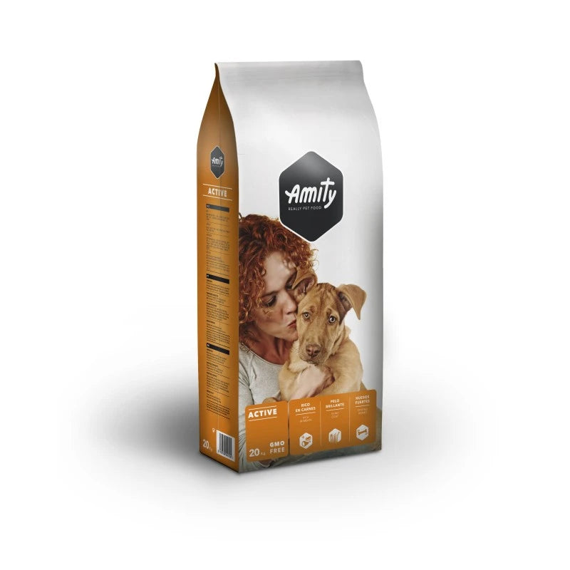 Croquettes chien actif Amity Eco Active 20 kg