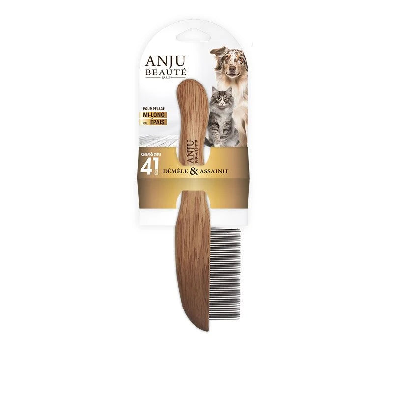 Peigne 41 dents chien et chat Anju