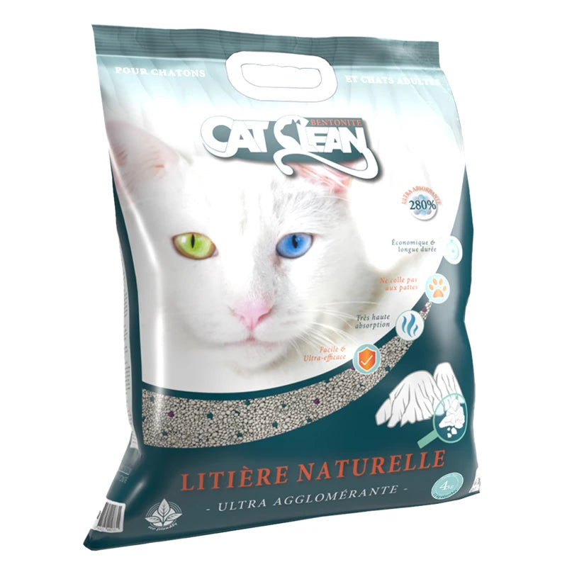 Litière agglomérante bentonite CatClean