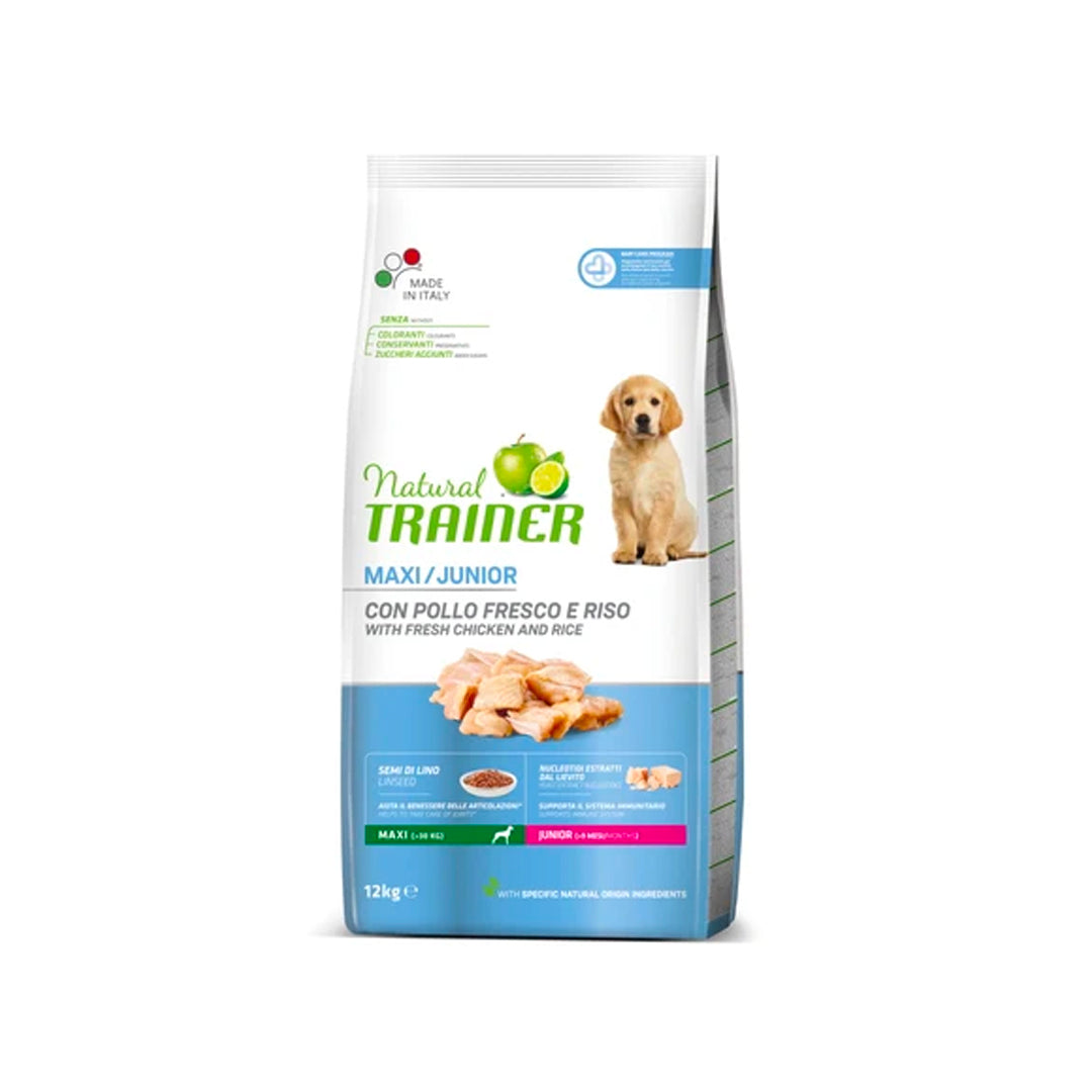 Croquettes – Natural Trainer – Chiot Puppy Maxi Poulet – Puppy Large Breed