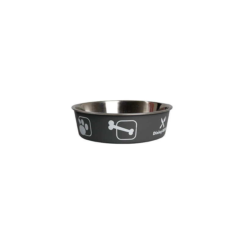 Gamelle Bella Kena Gris 14cm chien et chat Flamingo