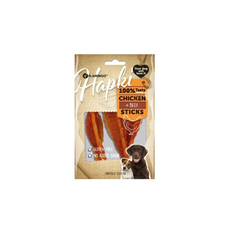 Chick'n Snack Twisted Stick 55 g chien Flamingo