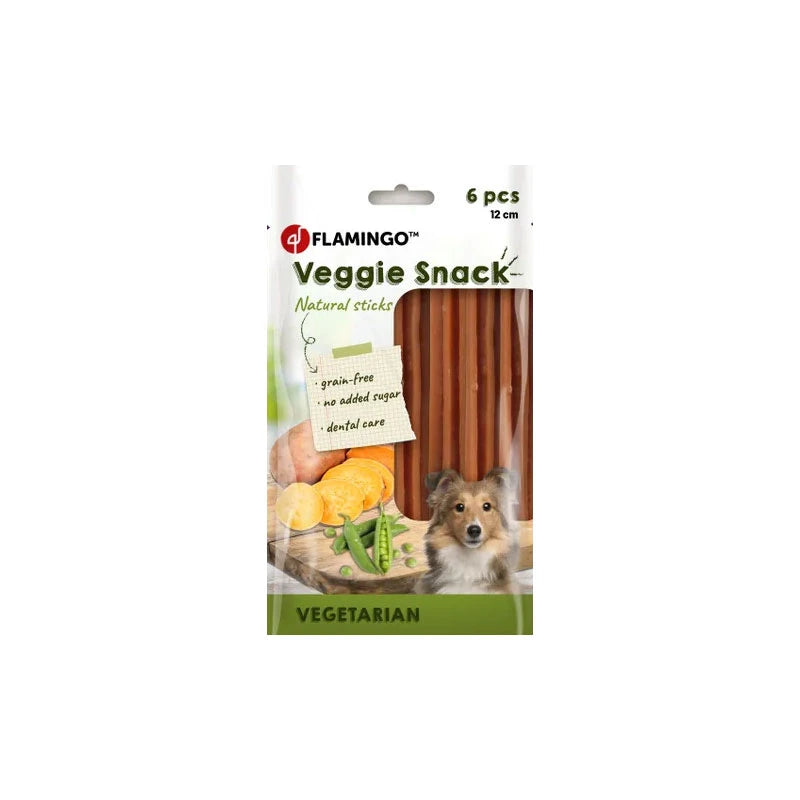Veggie Barre 12cm x6 chien Flamingo