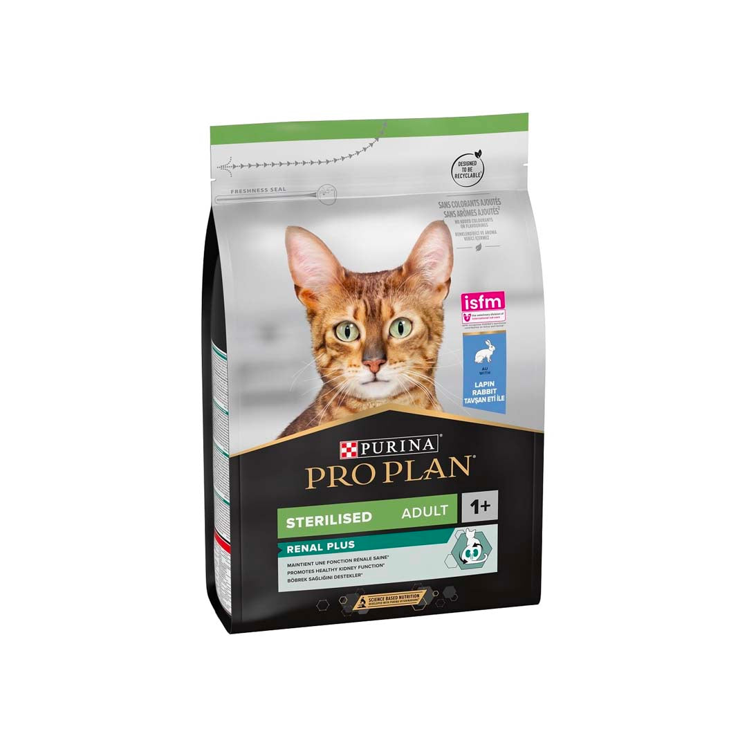 Croquettes - PRO PLAN - Chat Adulte Stérilisé Renal Plus Lapin