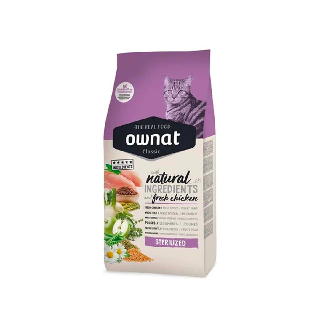 Croquettes OWNAT - Classic - Chat Adulte Stérilisé Poulet