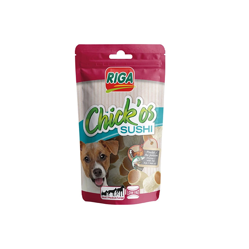 Snack Chick'Os Sushi 100 g chien Riga