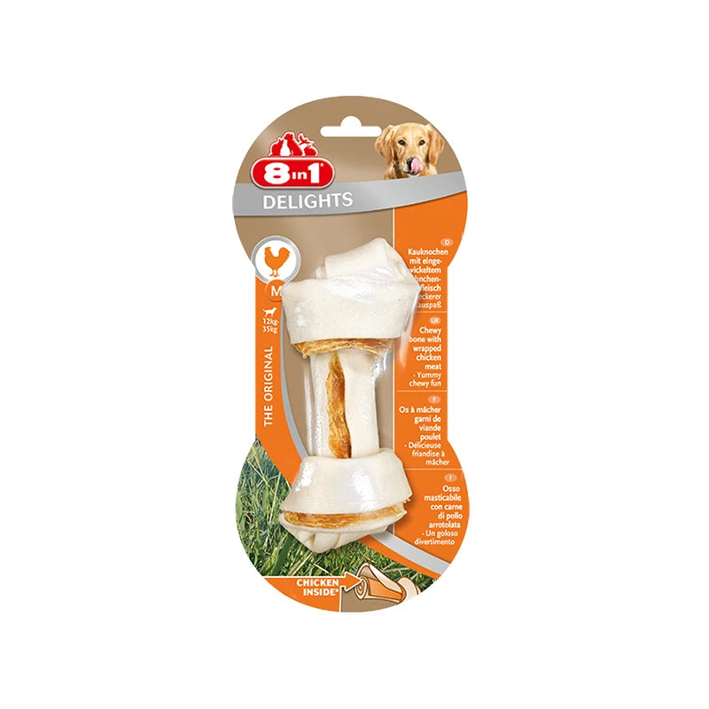 Os à mâcher Delights viande nature chien 8in1