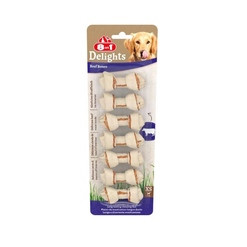 Os à mâcher Delights bœuf chien 8in1