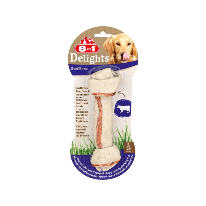Os à mâcher Delights bœuf chien 8in1