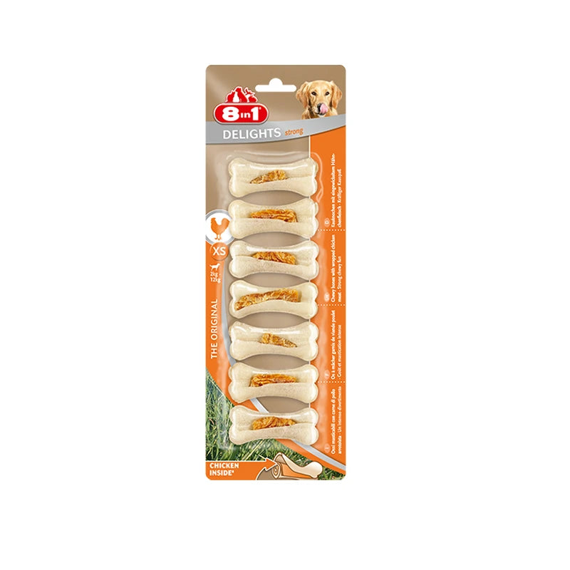 Os à mâcher Delights Strong chien 8in1