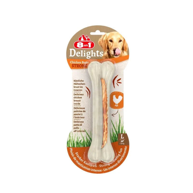 Os à mâcher Delights Strong chien 8in1