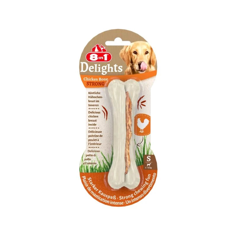 Os à mâcher Delights Strong chien 8in1