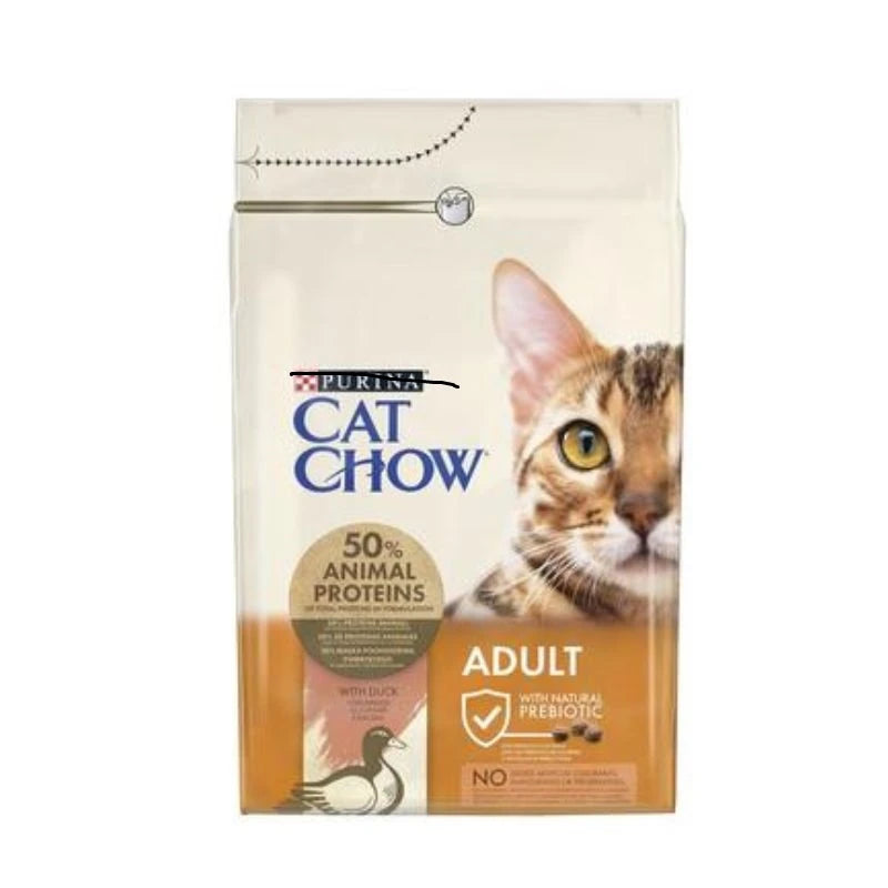 Croquettes chat adulte canard Cat Chow 3 kg