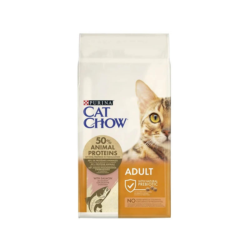 Croquettes chat adulte saumon Cat Chow 10 kg