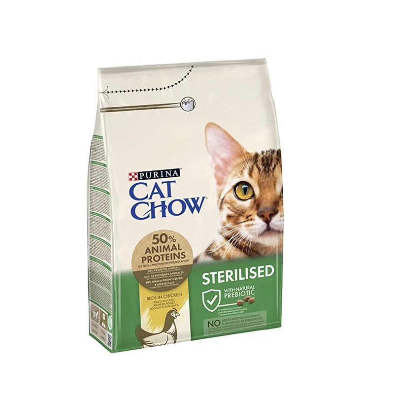 Croquettes chat stérilisé poulet Cat Chow 3 kg