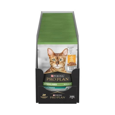Sachet fraîcheur chat stérilisé poulet en sauce Pro Plan Sterilised 85 g — Sachet 85 g (x26)