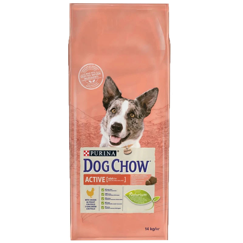 Croquettes chien actif Dog Chow Active 14 kg