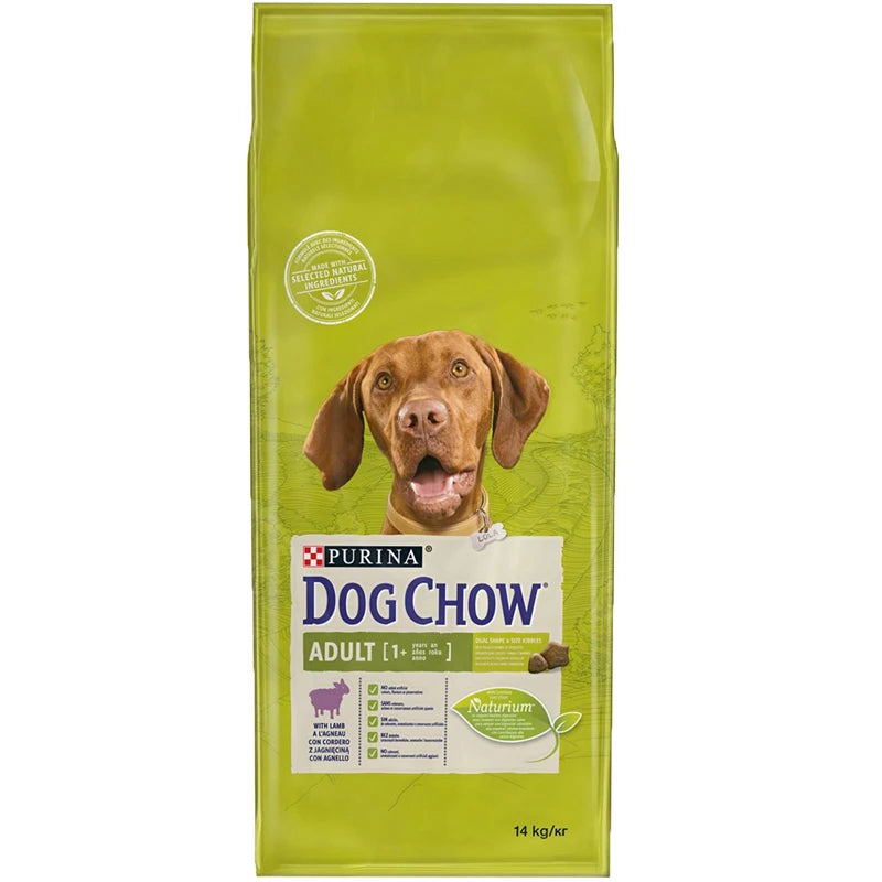 Croquettes chien adulte agneau et riz Dog Chow 14 kg