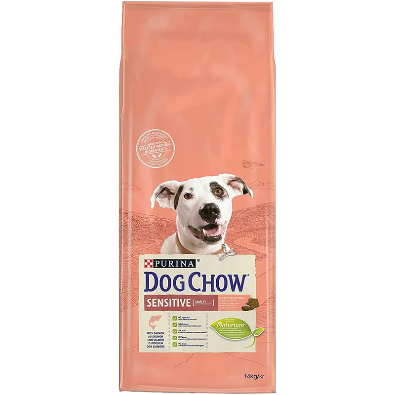 Croquettes chien adulte saumon et riz Dog Chow 14 kg